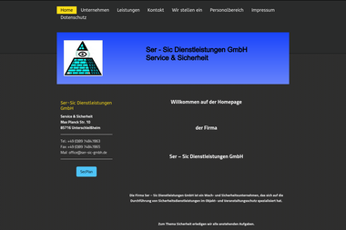ser-sic-gmbh.de - Sicherheitsfirma Unterschleissheim