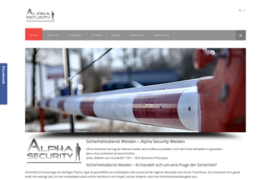 alpha-security.net - Sicherheitsfirma Weiden In Der Oberpfalz