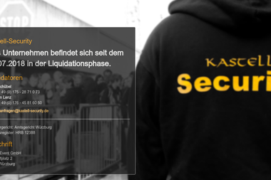 kastell-security.de - Sicherheitsfirma Würzburg