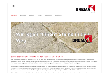 brema-bau.de - Straßenbauunternehmen Bremen
