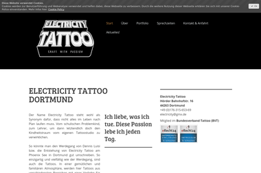 electricity-tattoo.de - Tätowierer Dortmund