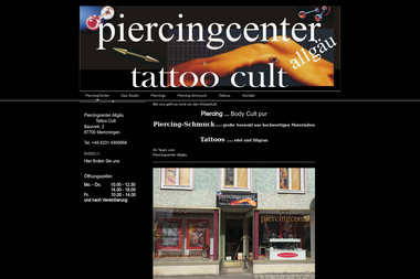 piercingcenter-allgaeu.de - Tätowierer Memmingen