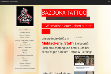 bazooka-tattoo.de - Tätowierer Mühlacker