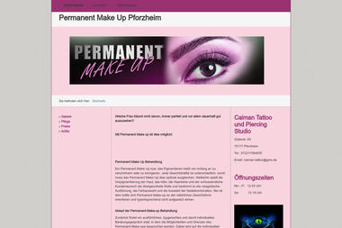 permanent-make-up-pforzheim.de - Tätowierer Pforzheim