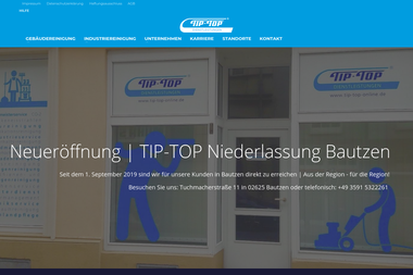 tip-top-online.de - Chemische Reinigung Plauen