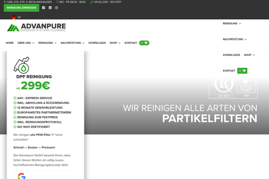 advanpure.com - Chemische Reinigung Recklinghausen