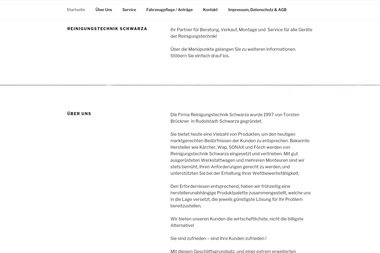 reinigungstechnik-schwarza.de - Chemische Reinigung Rudolstadt