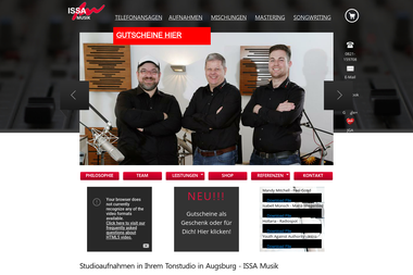 issa-musik.de - Tonstudio Augsburg