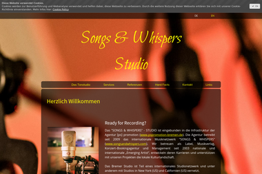 songsandwhispers-studio.de - Tonstudio Bremen