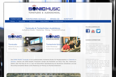 sonic-music.de - Tonstudio Chemnitz