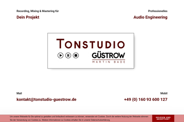 tonstudio-guestrow.de - Tonstudio Güstrow