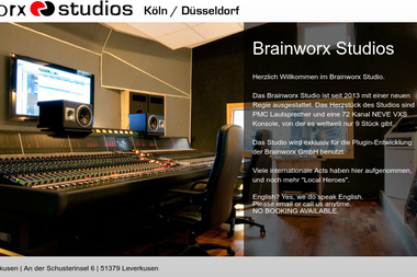 brainworx-studio.de - Tonstudio Leverkusen