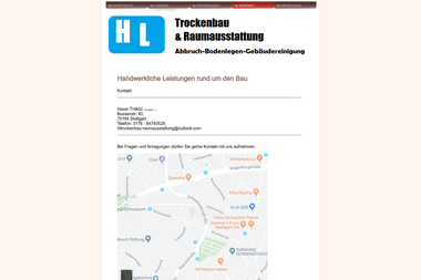 hl-trockenbau.de/pages/site-de/kontakt.htm - Trockenbau Stuttgart