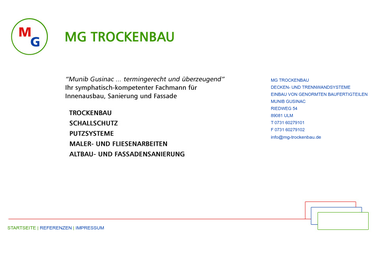 mg-trockenbau.de - Trockenbau Ulm