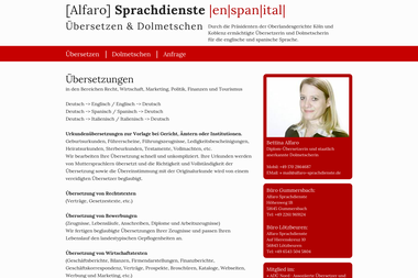 alfaro-sprachdienste.de - Übersetzer Gummersbach