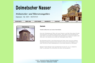 dolmetscher-nasser.de - Übersetzer Hannover
