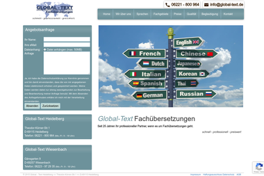 global-text.de - Übersetzer Heidelberg