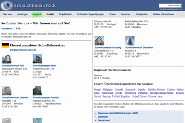 schnelluebersetzer.de/de-DE_ContactUs.htm - Übersetzer Köln