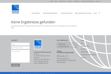 wordshop.de/cms/website.php - Übersetzer Olching