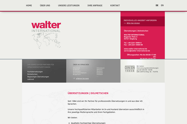 walter-international.de - Übersetzer Siegburg