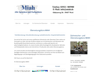 miah.de - Übersetzer Werl