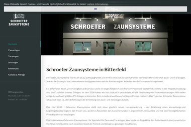 schroeter-zaunsysteme.de - Zaunhersteller Bitterfeld-Wolfen