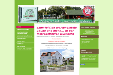 zaun-feld.de - Zaunhersteller Erlangen