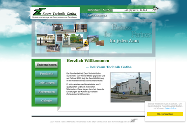 zaun-technik-gotha.de - Zaunhersteller Gotha