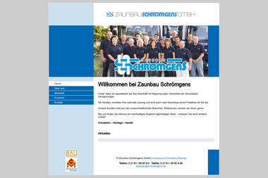 schroemgens.de - Zaunhersteller Mönchengladbach