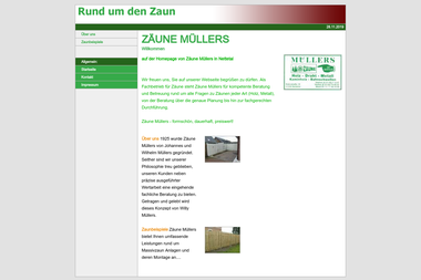 zaeune-muellers.de - Zaunhersteller Nettetal