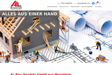 algmbh.com - Hochbauunternehmen Mannheim