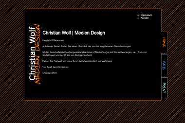 chris-wolf.com - Web Designer Renningen