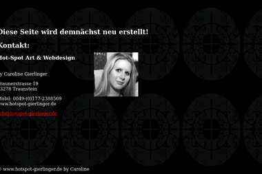 hotspot-gierlinger.de - Web Designer Traunstein