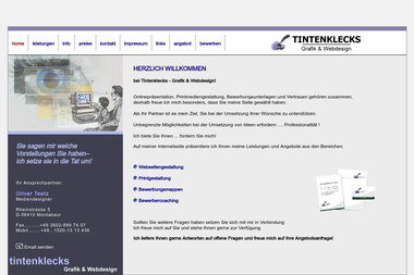 tintenklecks-webdesign.de - Web Designer Montabaur