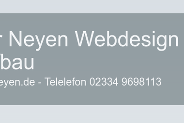 vonderneyen.de - Web Designer Hagen