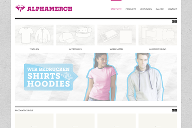 alphamerch.de - Druckerei Verl