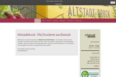 altstadt-druck.de - Druckerei Rostock