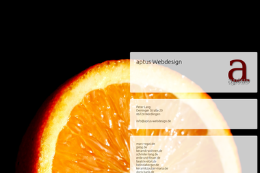 aptus-webdesign.de - Web Designer Nördlingen