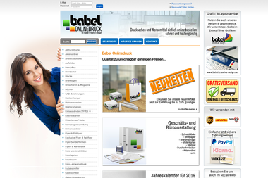 babel-onlinedruck.de - Druckerei Winnenden