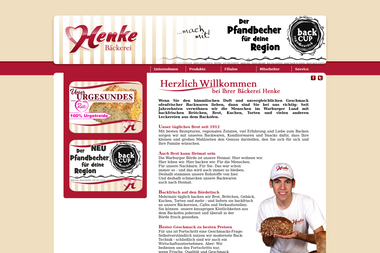 baeckerei-henke.de - Druckerei Warburg