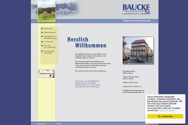 baucke-bestattungen.de - Tischler Uelzen