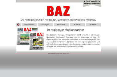 baz-medien.de - Druckerei Schwetzingen