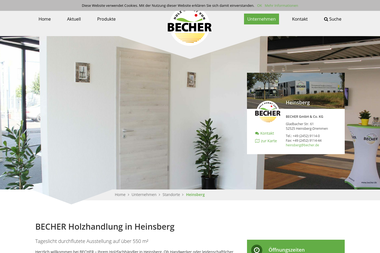 becher-holz.de/heinsberg - Marketing Manager Heinsberg