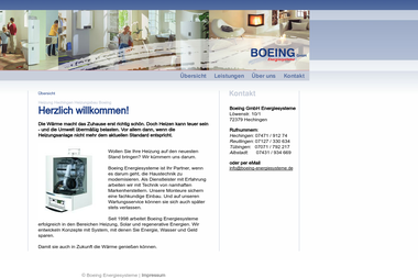 boeing-energiesysteme.de - Heizungsbauer Hechingen