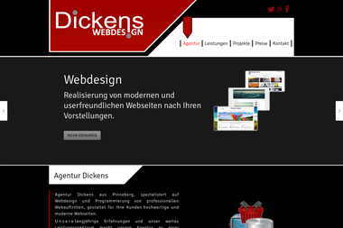 dickens-webdesign.de - Web Designer Pinneberg