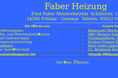 faber-heizung.de - Heizungsbauer Fritzlar