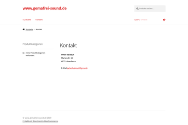 gemafrei-sound.de/impressum - Web Designer Nordhorn