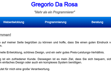 gregoriodarosa.de - Web Designer Bernau Bei Berlin