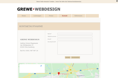 grewe-webdesign.com/kontakt.html - Web Designer Neu-Isenburg
