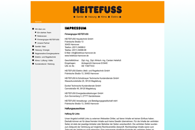 heitefuss-hannover.de/impressum.php - Heizungsbauer Magdeburg